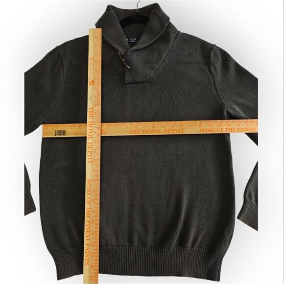 VTG J.Crew Gray 100% Cotton men's sweater size M - Picture 3 of 5